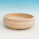Ceramic bonsai bowl H 21 - 23 x 23 x 7 cm, beige - 23 x 23 x 7 cm - 2/3