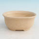 Ceramic bonsai bowl H 30 - 12 x 10 x 5 cm, beige- 12 x 10 x 5 cm - 2/2