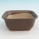 Ceramic bonsai bowl H 36 - 17 x 15 x 8 cm, brown - 17 x 15 x 8 cm - 2/3