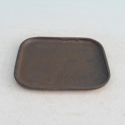 Bonsai tray P 37 - 14 x 13 x 1 cm, brown - 14 x 13 x 1 cm - 2