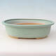 Ceramic bowl + saucer H54 - bowl 35 x 28 x 9.5 cm saucer 36 x 29 x 2 cm, green - 2/3