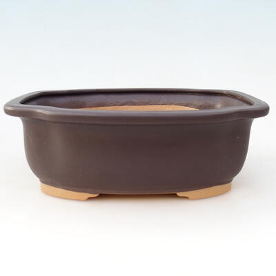 Ceramic bowl + saucer H55 - bowl 28 x 23 x 10 cm saucer 29 x 24 x 2 cm, black matt - 2