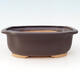 Ceramic bowl + saucer H55 - bowl 28 x 23 x 10 cm saucer 29 x 24 x 2 cm, black matt - 2/3
