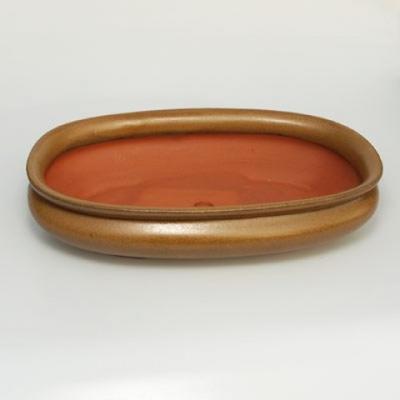 Ceramic bonsai bowl H 15 - 26,5 x 17 x 6 cm - 2