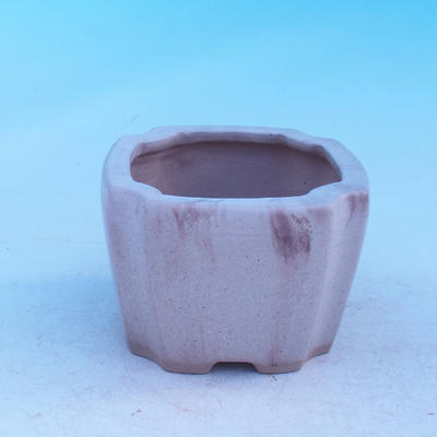 Ceramic bonsai bowl - cascade, beige - 2