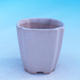 Ceramic bonsai bowl - cascade, beige - 2/3