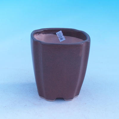 Ceramic bonsai bowl - cascade, Brown - 2