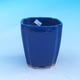 Ceramic bonsai bowl - cascade, blue - 2/3