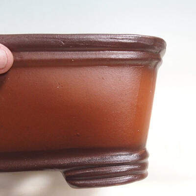 Bonsai bowl 32 x 24 x 12 cm, brick color - 2
