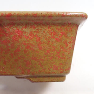 Bonsai bowl 21 x 17 x 6.5 cm, color ocher - 2