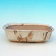 Bonsai bowl + tray H02 - tray 19 x 13,5 x 5 cm, tray 17 x 12 x 1 cm, beige - bowl 19 x 13,5 x 5 cm, tray 17 x 12 x 1 cm - 2/4
