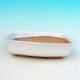 Bonsai bowl + tray H02 - tray 19 x 13,5 x 5 cm, tray 17 x 12 x 1 cm, white - bowl 19 x 13,5 x 5 cm, tray 17 x 12 x 1 cm - 2/4