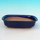 Bonsai bowl + tray H02 - tray 19 x 13,5 x 5 cm, tray 17 x 12 x 1 cm, blue - bowl 19 x 13,5 x 5 cm, tray 17 x 12 x 1 cm - 2/4