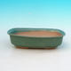 Bonsai bowl + tray H02 - tray 19 x 13,5 x 5 cm, tray 17 x 12 x 1 cm, green - bowl 19 x 13,5 x 5 cm, tray 17 x 12 x 1 cm - 2/4