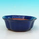 Bonsai bowl tray H06 - bowl 14,5 x 14,5 x 4,5, tray 13,5 x 13,5 x 1,5 cm, white - bowl 14,5 x 14,5 x 4,5, tray 13,5 x 13,5 x 1,5 cm - 2/4