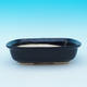Bonsai bowl + tray H09 - bowl 31 x 21 x 8 cm, tray 28 x 19 x 1,5 cm, black glossy - bowl 31 x 21 x 8 cm, tray 28 x 19 x 1,5 cm - 2/3