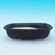 Bonsai bowl + tray H09 - bowl 31 x 21 x 8 cm, tray 28 x 19 x 1,5 cm, black matt - bowl 31 x 21 x 8 cm, tray 28 x 19 x 1,5 cm - 2/3