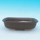 Bonsai bowl, tray H 08 - bowl 24,5 x 18 x 7 cm, tray 23 x 16 x 1,5 cm, brown - bowl 24,5 x 18 x 7 cm, tray 23 x 16 x 1,5 cm - 2/3