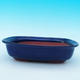 Bonsai bowl + tray H09 - bowl 31 x 21 x 8 cm, tray 28 x 19 x 1,5 cm, blue - bowl 31 x 21 x 8 cm, tray 28 x 19 x 1,5 cm - 2/3