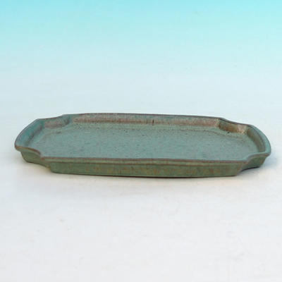 Bonsai water tray H 03 - 16,5 x 11,5 x 1 cm, green - 16.5 x 11.5 x 1 cm - 2
