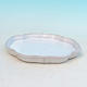 Bonsai water tray H 06 - 13,5 x 13,5 x 1,5 cm, white - 13.5 x 13.5 x 1.5 cm - 2/3