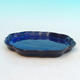 Bonsai water tray H 06 - 13,5 x 13,5 x 1,5 cm, blue - 13.5 x 13.5 x 1.5 cm - 2/3