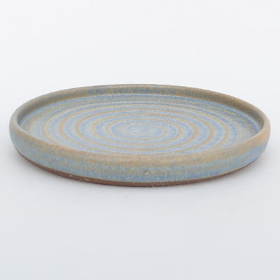 Bonsai tray by hand - 13 x 13 x 1,5 cm, blue- 13 x 13 x 1.5 cm - 2
