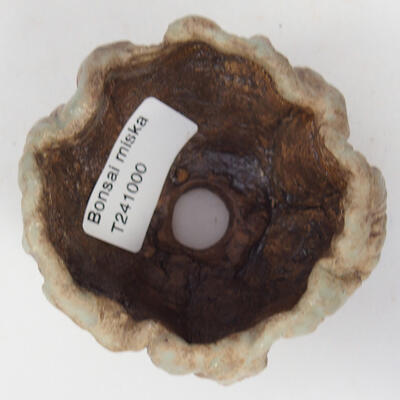 Ceramic Shell 7.5 x 7.5 x 5.5 cm, color green - 3