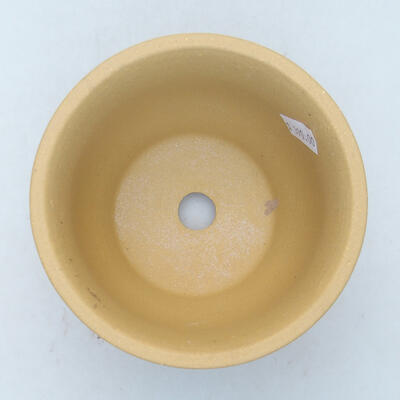 Ceramic bonsai bowl 12.5 x 12.5 x 8.5 cm, color ocher - 3