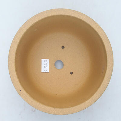 Ceramic bonsai bowl 14 x 14 x 9 cm, color ocher - 3