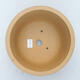 Ceramic bonsai bowl 14 x 14 x 9 cm, color ocher - 3/4