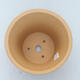 Ceramic bonsai bowl 12 x 12 x 10 cm, color ocher - 3/4