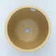 Ceramic bonsai bowl 11.5 x 11.5 x 12.5 cm, color ocher - 3/4
