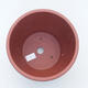 Ceramic bonsai bowl 12.5 x 12.5 x 11.5 cm, color brown - 3/4