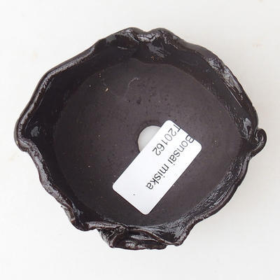 Ceramic Shell 8 x 8 x 5 cm, brown color - 3