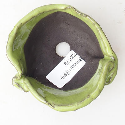 Ceramic Shell 7 x 7 x 4,5 cm, color green - 3