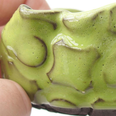 Ceramic Shell 8 x 6 x 5 cm, color green - 3
