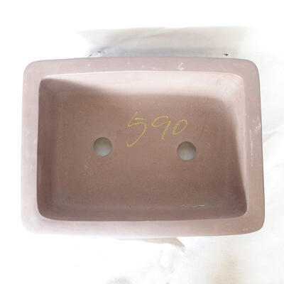 Bonsai bowl 42 x 32 x 12 cm, gray color - 3