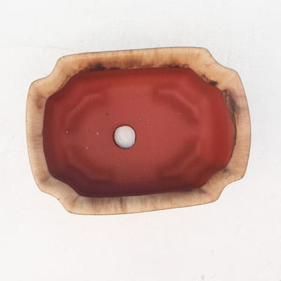 Ceramic bonsai bowl H 01 - 12 x 9 x 5 cm - 3