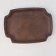 Bonsai tray H 01 - 11,5 x 8,5 x 1 cm, brown - 11.5 x 8.5 x 1 cm - 3/3