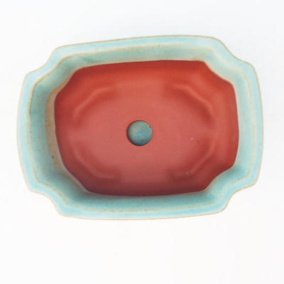 Bonsai bowl + tray H01 - tray 12 x 9 x 5 cm, tray 11,5 x 8,5 x 1 cm, green - bowl 12 x 9 x 5 cm, podmiska 11,5 x 8,5 x 1 cm - 3