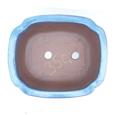 Bonsai bowl 30 x 25 x 10 cm, color blue - 3