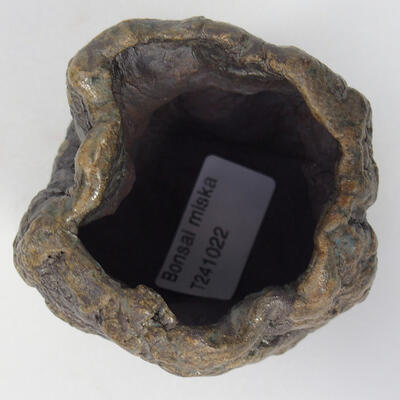Ceramic shell 7.5 x 7 x 6.5 cm, color brown - 3