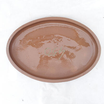 Bonsai bowl 43 x 30 x 5 cm, color brown - 3