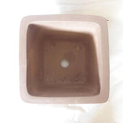 Bonsai bowl 22 x 22 x 17 cm, gray color - 3