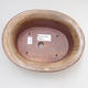 Ceramic bonsai bowl 19 x 15 x 6 cm, color brown - 3/4
