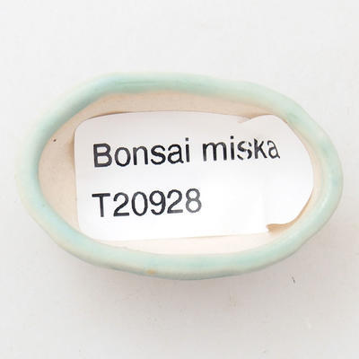Mini bonsai bowl 4 x 2.5 x 2 cm, color green - 3