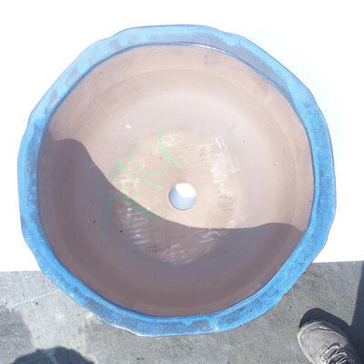 Bonsai bowl 36 x 36 x 13 cm color blue - 3