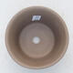 Ceramic bonsai bowl 9 x 9 x 6.5 cm, color brown - 3/4