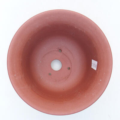 Ceramic bonsai bowl 13.5 x 13.5 x 9 cm, brick color - 3